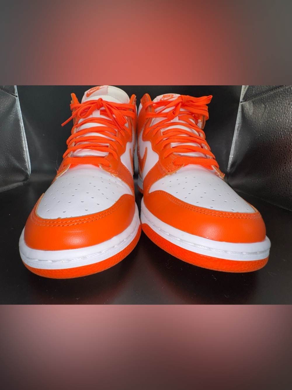 Nike Dunk Low Syracuse Orange Blaze DD1399-101 Men’s 10.5🔥 worn twice - Picture 13 of 16
